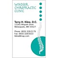 Medical Arts Press® Chiropractic Color Choice Business Cards; Spine
