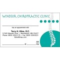 Medical Arts Press® Color Choice Chiropractic Appointment Cards; Spine