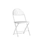 Flash Furniture  Hercules Series 800lb-Capacity Plastic Fan-Back Folding Chair, White (LEL4WHITE)