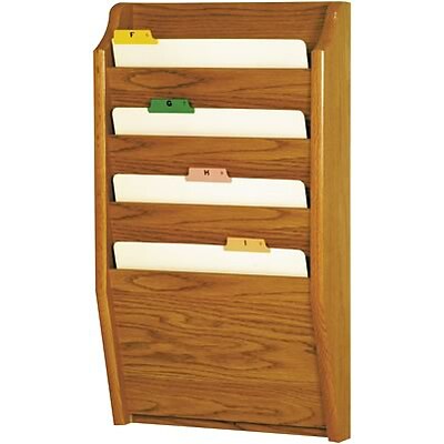 Wooden Mallet Solid Wood Chart and X-Ray Holders; 4-pocket