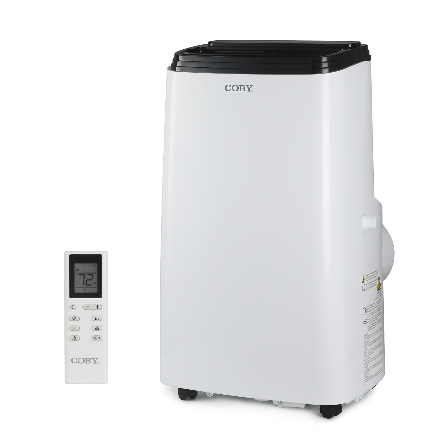 Coby 115-Volt 12,000 BTU (8,1500 BTU DOE) Portable Air Conditioner, with Remote, White (CBPAC815)