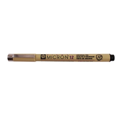 Sakura Pigma Micron Pen , Fineliner, Black Ink, 6/Pack (SAKXSDK1249-6)