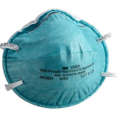 3M™ Health Care N95 Particulate Respirator Masks; Regular, 20/Box