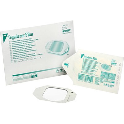 3M™ Tegaderm™ Transparent Film Dressing Frame Style; with Label, 2-3/8 x 2-3/4, 20/Box