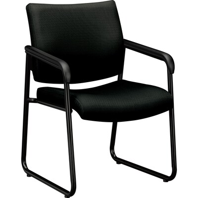 basyx® by HON VL443 Series Sled Base Guest Chairs; Black