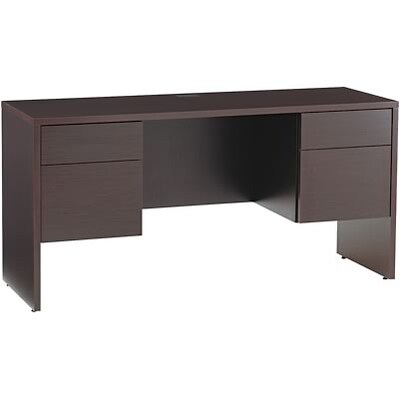 Global® Genoa™ Series Office Collection in Dark Espresso Finish; Kneespace Credenza, 60W