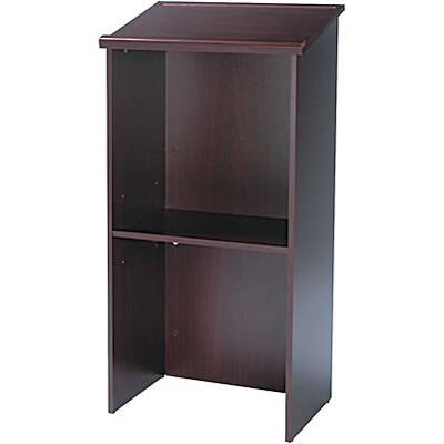 Safco® Stand Up Lectern; Mahogany