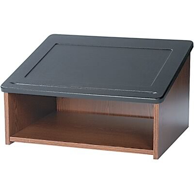 Safco® Tabletop Podium; Medium Oak