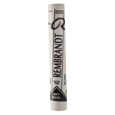 Rembrandt Soft Pastel Single Color Set, White, 5/Set, 4 Sets/Bundle (RBX31991005-4)