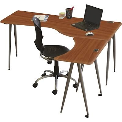 Balt® iFlex Modular Desking; Home Office, Cherry