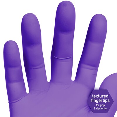 Kimberly-Clark Powder Free Purple Nitrile Gloves, Small, 100/Box (55081)