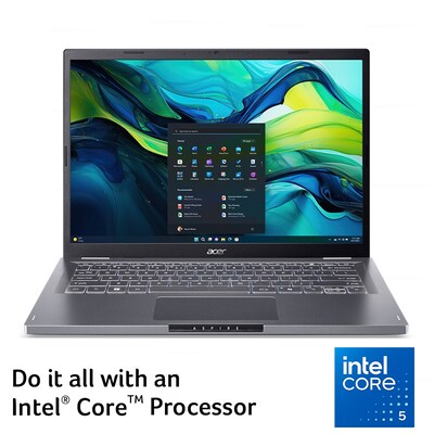 Acer Aspire 14 A14-51M 14" WUXGA Laptop, Intel Core 5 120U, 16GB RAM, 512GB SSD, Backlit Keyboard, Windows 11 Home