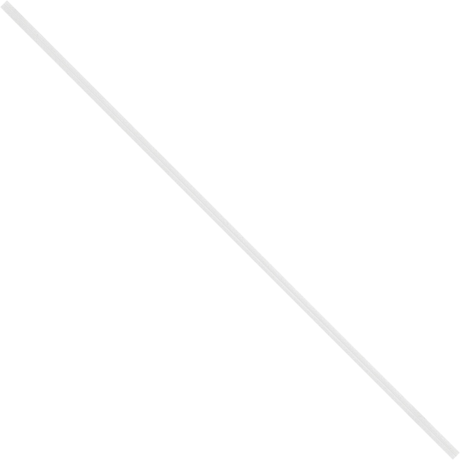6 Paper Twist Ties White, 2000/Carton (PBT6W)