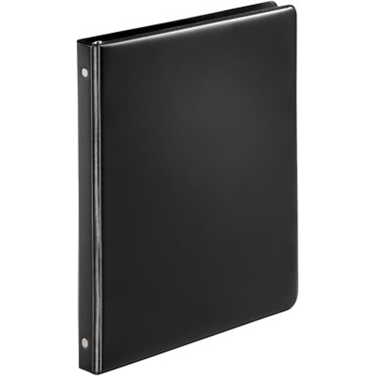 Quill Brand® Standard 5/8 3 Ring Non View Binder, Black (739201)