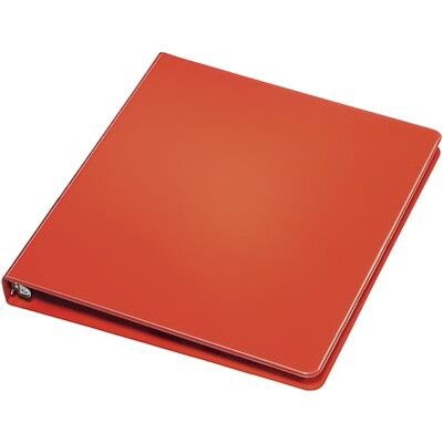 Quill Brand® Standard 1" 3 Ring Non View Binder, Red (739304)