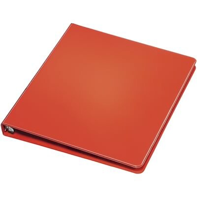 Quill Brand® Standard 1" 3-Ring Binder, Red (739304)