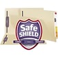 Smead SafeSHIELD Reinforced End-Tab File Folders, 2-Fasteners, Letter, Manila, 50/Bx (34117)