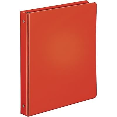 Quill Brand® Standard 1 3-Ring Binder, Red (739304)