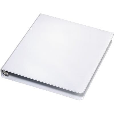 Quill Brand® Standard 1"  3-Ring Binder, White (739313)