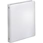 Quill Brand® Standard 1"  3-Ring Binder, White (739313)