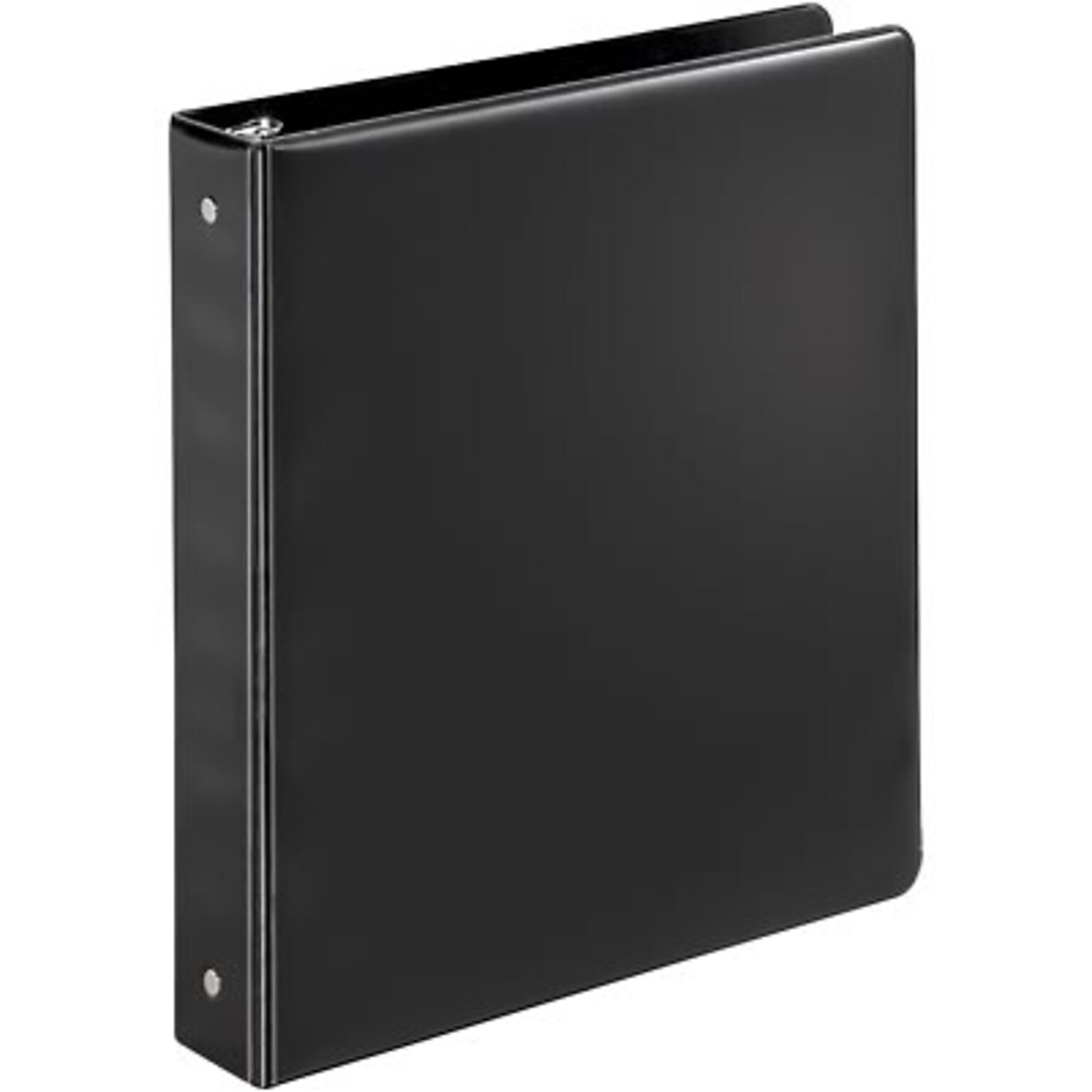 Quill Brand® Standard 1-1/2 3-Ring Binder, Black (739401)