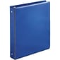 Quill Brand® Standard 1-1/2" 3-Ring Binder, Dark Blue, (739402)