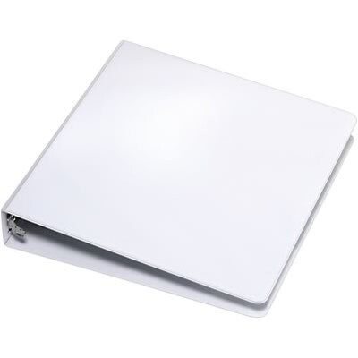 Quill Brand® Standard 1-1/2" 3 Ring Non View Binder, White (7394113)