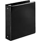 Quill Brand® Standard 2"  3-Ring Binder, Black (739501)