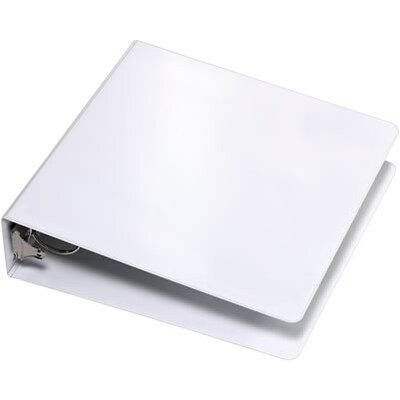 Quill Brand® Standard 2" 3 Ring Non View Binder, White (739513)