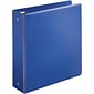 Quill Brand® Standard 3" 3 Ring Non View Binder, Dark Blue (739552)