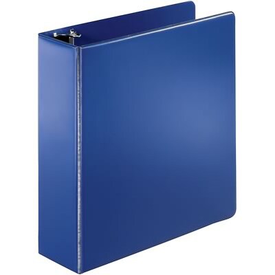 Quill Brand® 3 D-Ring Binder; Non-View, Dark Blue, 3-Ring
