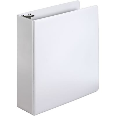 Quill Brand® 3 D-Ring Binder; Non-View, White, 3-Ring