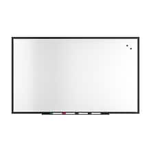 TRU RED™ Magnetic Steel Dry Erase Board, Black Frame, 5 x 3 (TR61182)