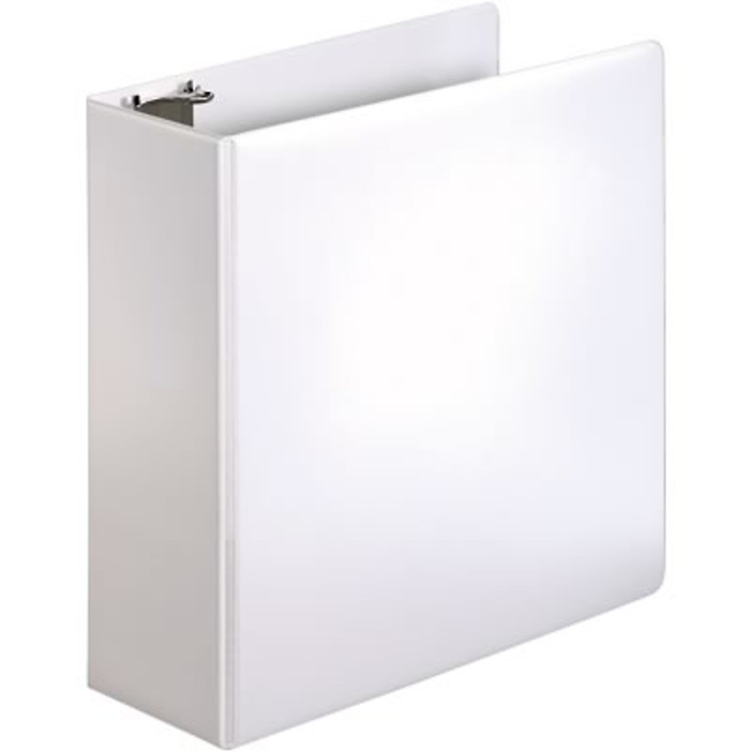 Quill Brand® Standard 4" 3 Ring Non View Binder with DRings, White