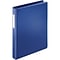 Quill Brand® Standard 1 3-Ring Binder with D-Rings, Dark Blue (758602)