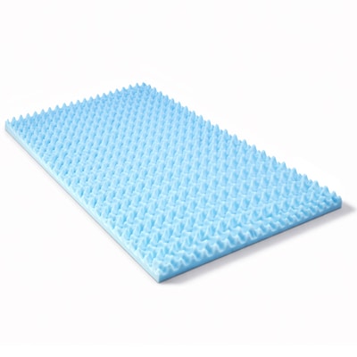 DMI Twin Extra Long Size Mattress Pad, Blue, 36 x 2 x 78 (552-7948-0050)