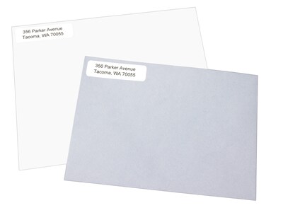 Avery Easy Peel Laser/Inkjet Multipurpose Labels on 4" x 6" Sheets, 1/2" x 1-3/4", White, 840 Labels/Pack (5422)