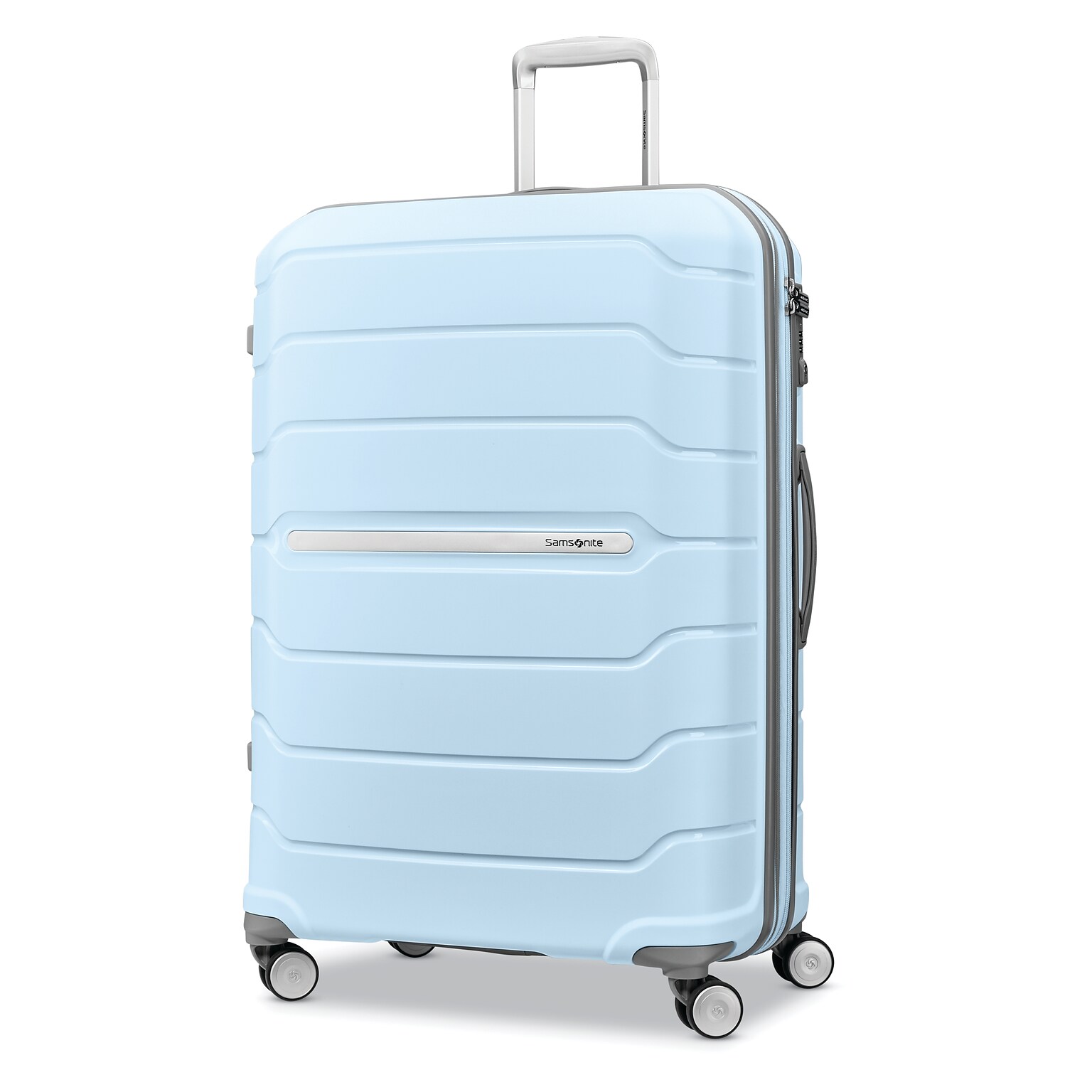 Samsonite Freeform 27.6 Hardside Suitcase, 4-Wheeled Spinner, Sky Blue (78257-1809)