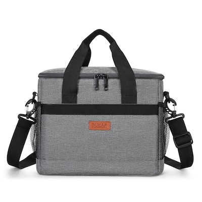 Dukap ICY Insulated Polyester Cooler, Gray (CDKICY09GRE)