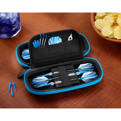 Casemaster Sentry Dart Case with Blue Zipper (36-0601-03)