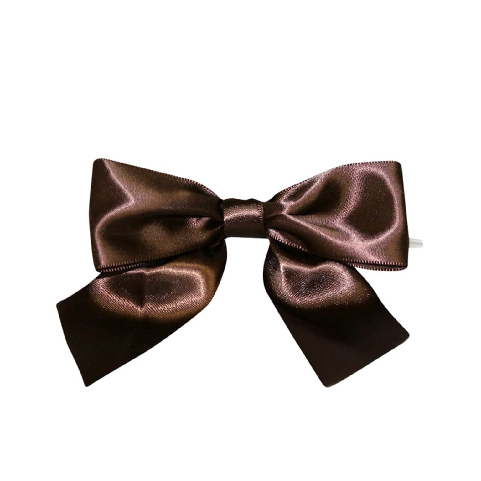 JAM Paper Satin Bows, Chocolate, 50/Pack (52640349235)