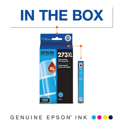 Epson T273XL Cyan High Yield  Ink Cartridge(T273XL220-S)