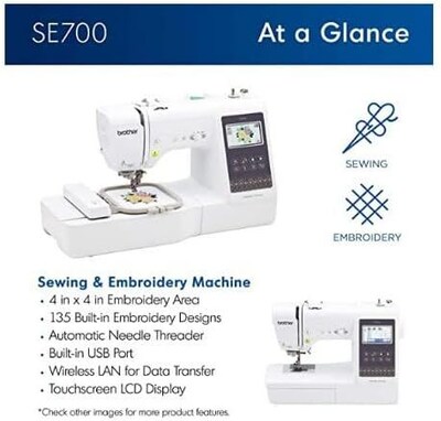 Brother Embroidery Sewing Machine (SE700)