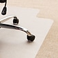 Floortex Ecotex Evolutionmat Carpet Chair Mat with Lip, 36" x 48'', Medium-Pile, Clear (ECO113648LP)