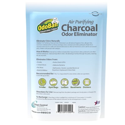 OdoBan Air Purifying Charcoal Deodorizer Solid, 7 oz. (9760A61-200M)
