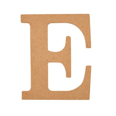 Plaid MDF Letters, 5, Brown Oxide, 12/Pack (PDE63558-12)