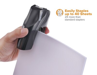 Bostitch Desktop Stapler, 40-Sheet Capacity, Black (B175-BLK)