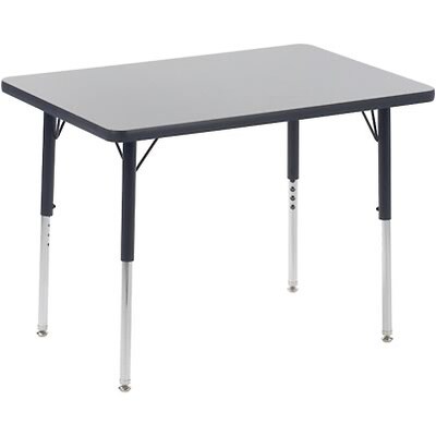 Virco® Activity Table; Rectangular, 30x48", Grey Nebula