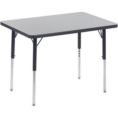 Virco® Activity Table; Rectangular, 30x48, Grey Nebula