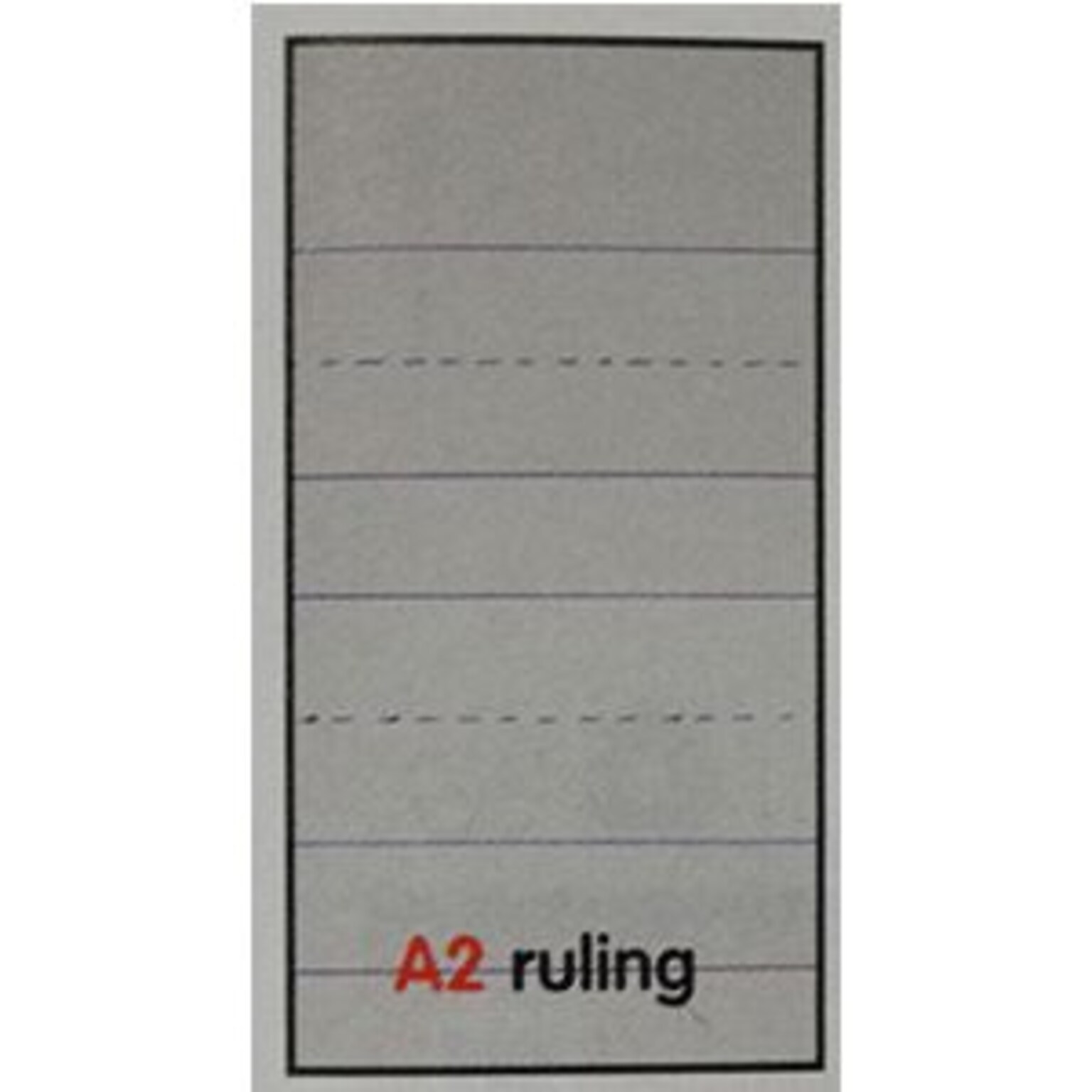 Ruled Newsprint Paper, 18 X 12, 1 X 1/2 Slotted With 1/2 Spacer, 6 Heading Double-Sided, 500 Sheets/Ream